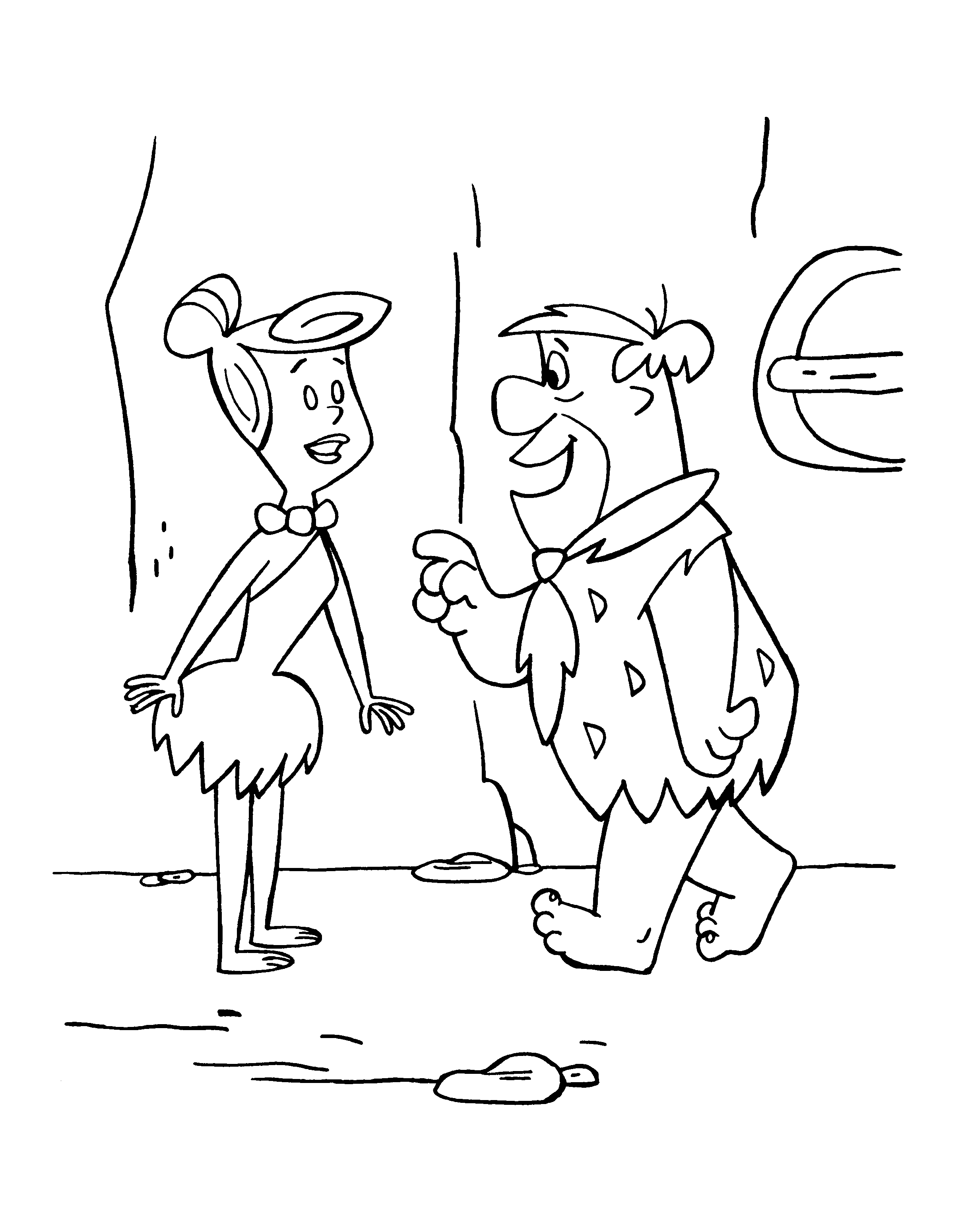 Flintstones coloring pages