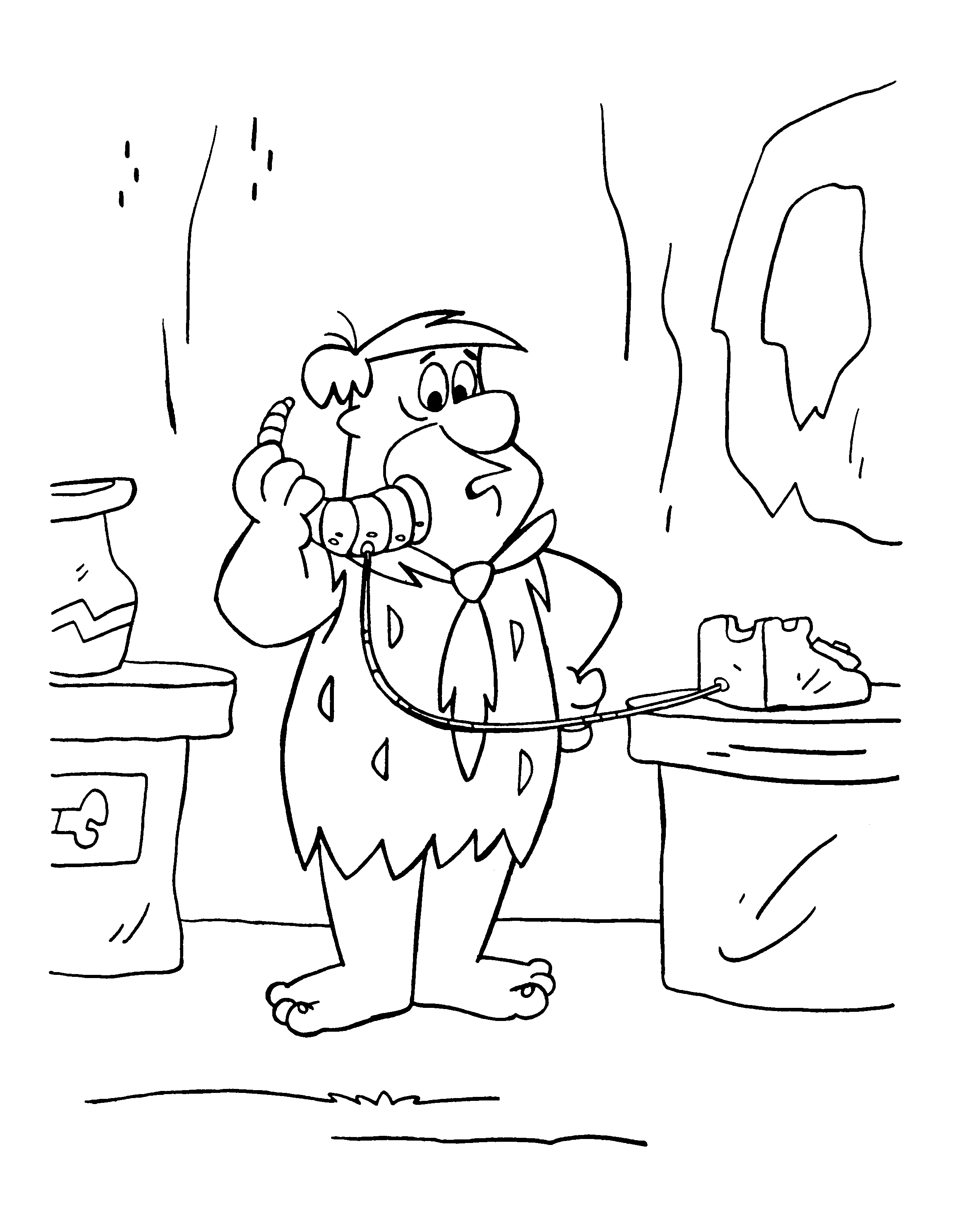 Flintstones coloring pages