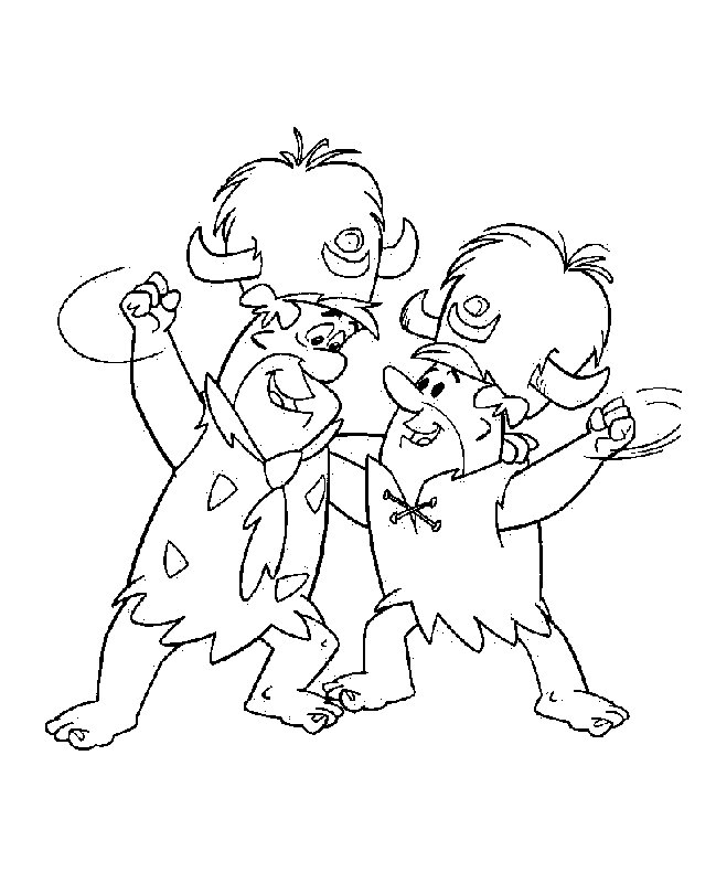 Flintstones coloring pages