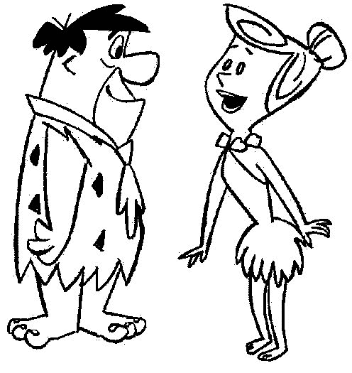 Flintstones coloring pages