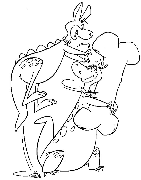 Flintstones coloring pages