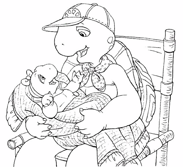 Franklin coloring pages