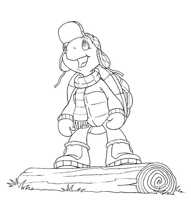 Franklin coloring pages