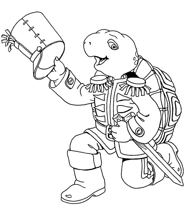 Franklin coloring pages