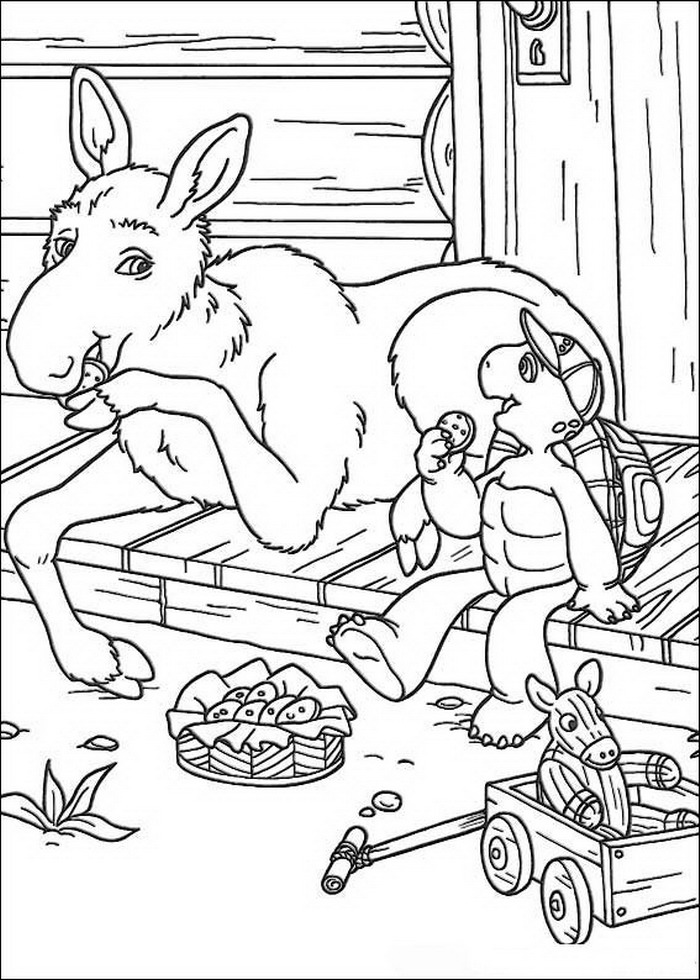 Franklin coloring pages