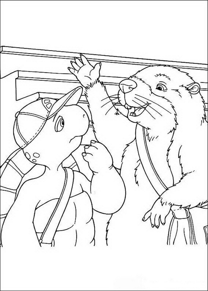 Franklin coloring pages