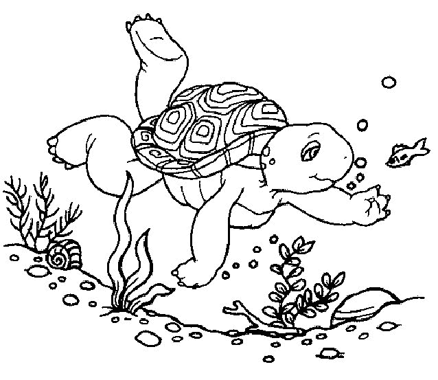 Franklin coloring pages