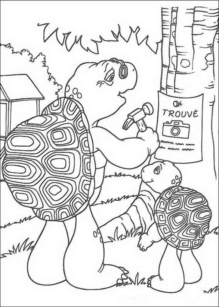 Franklin coloring pages