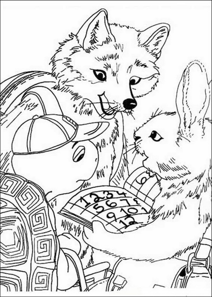 Franklin coloring pages