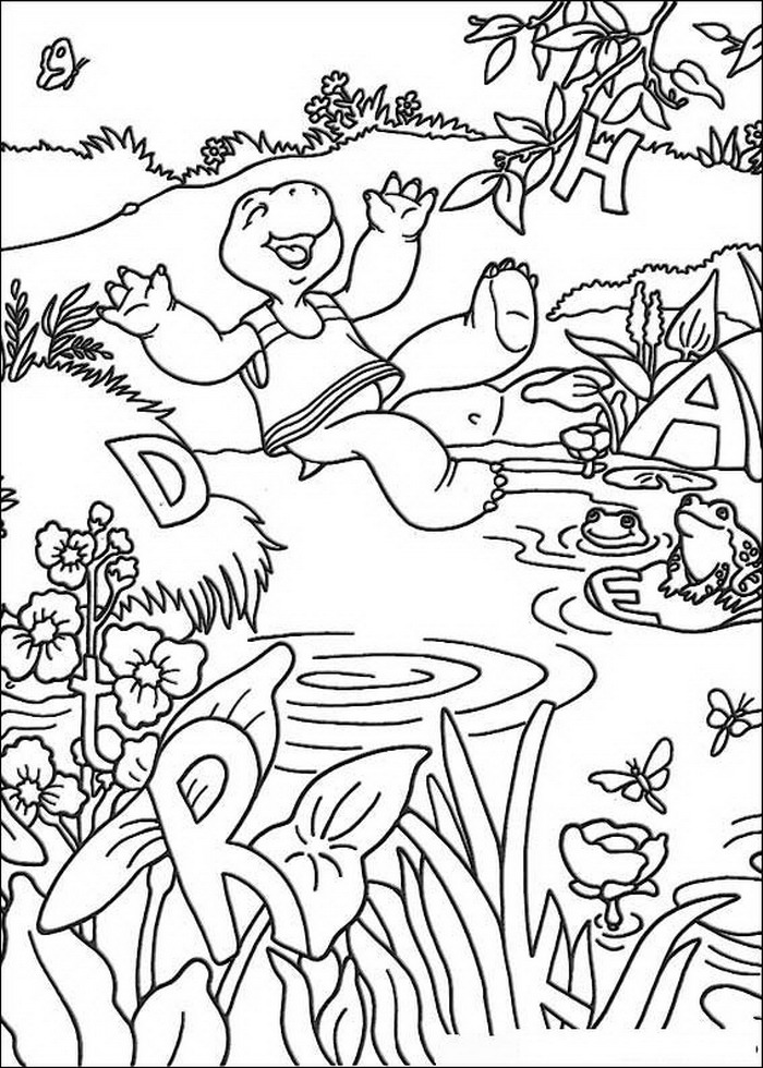 Franklin coloring pages