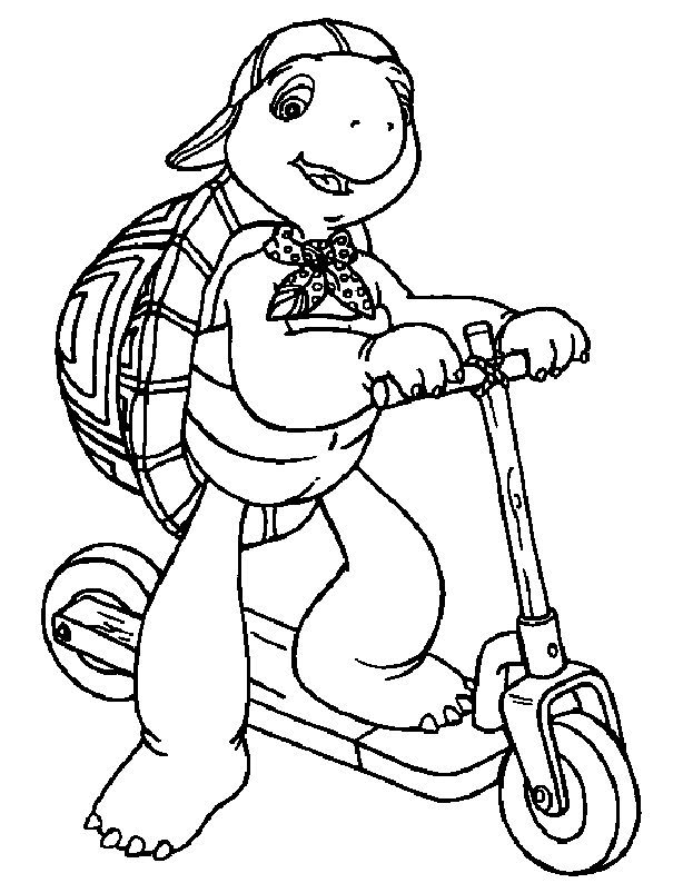 Franklin coloring pages