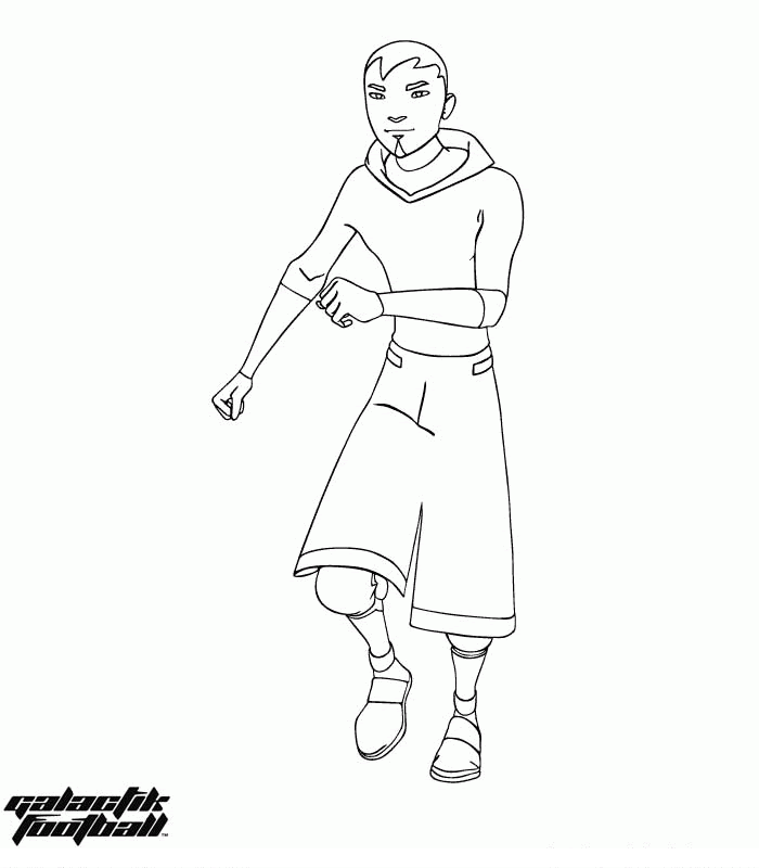 Galactik football coloring pages