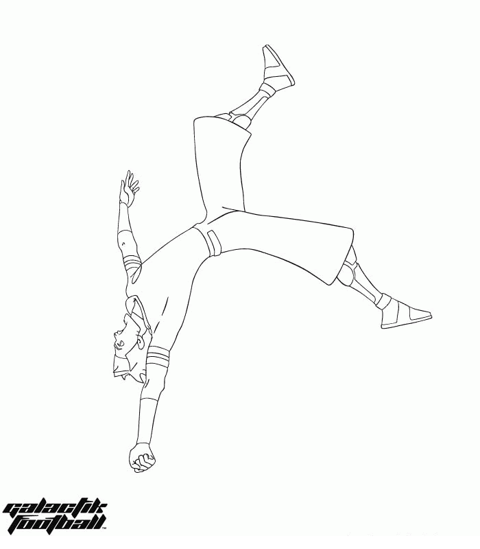 Galactik football coloring pages