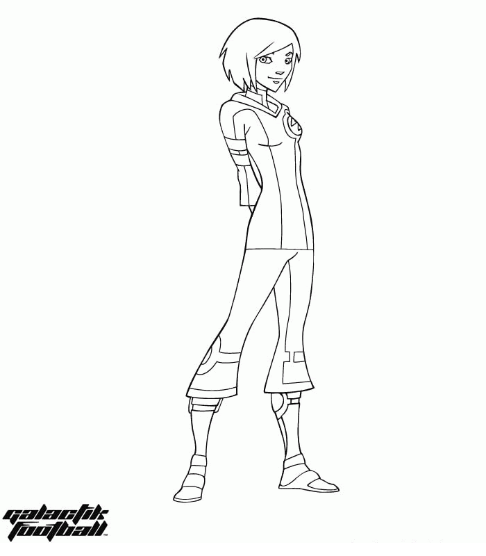 Galactik football coloring pages