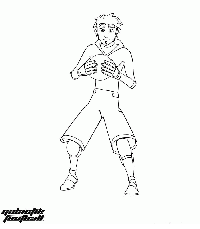 Galactik football coloring pages