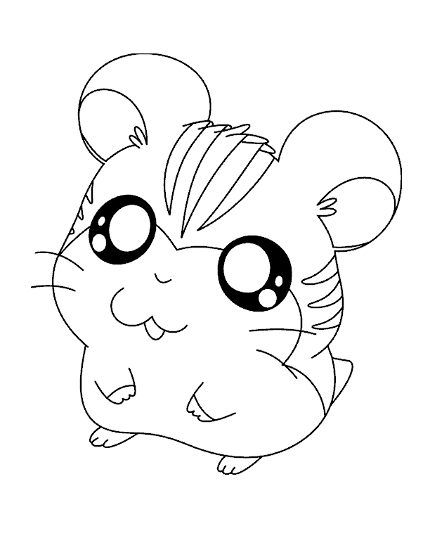 Hamtaro coloring pages