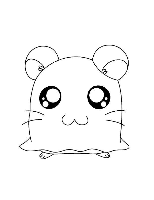 Hamtaro coloring pages