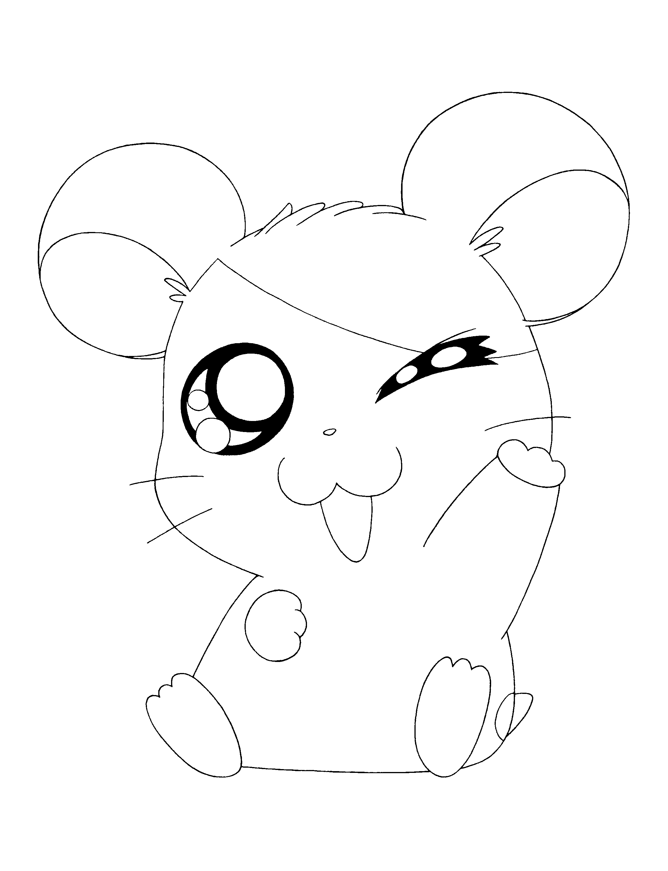 Hamtaro coloring pages