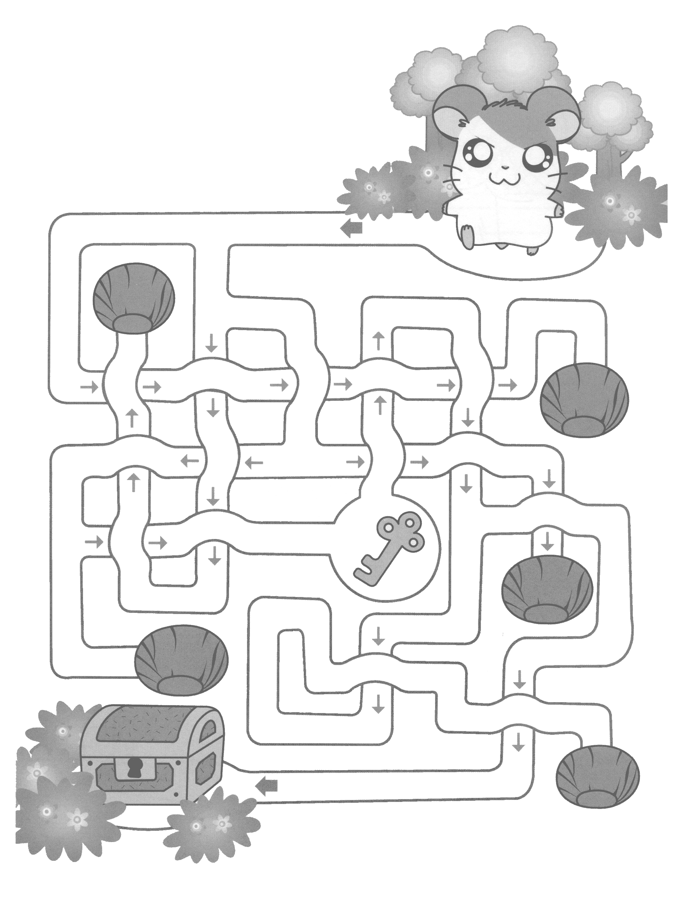 Hamtaro coloring pages