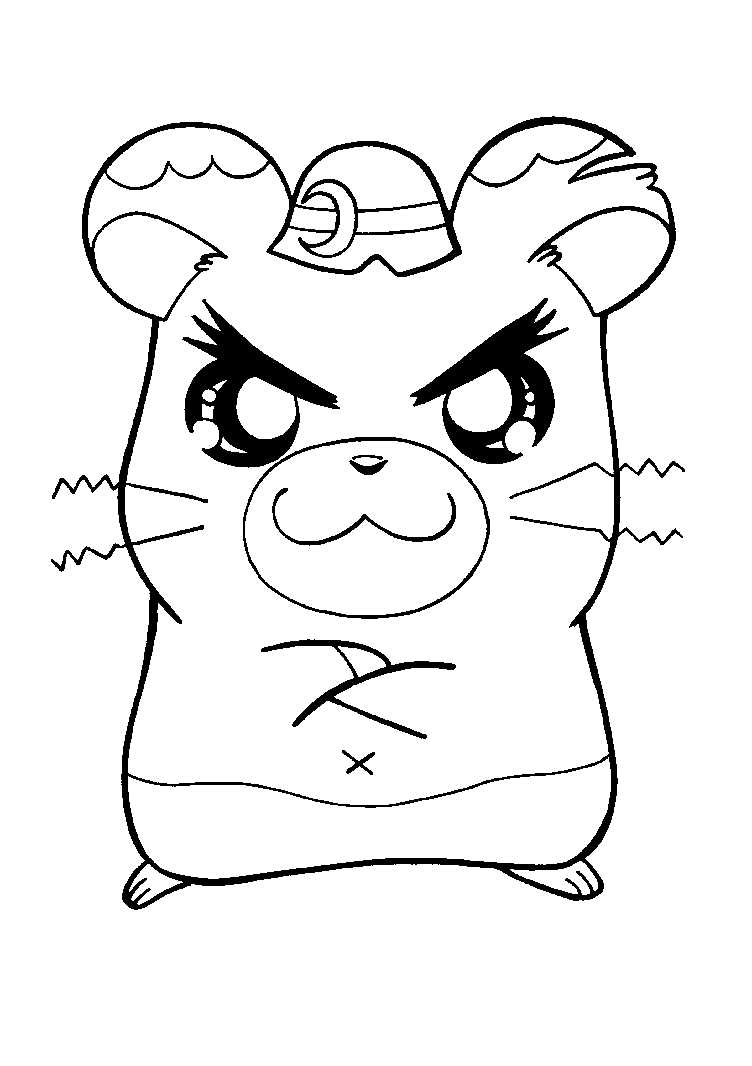 Hamtaro coloring pages