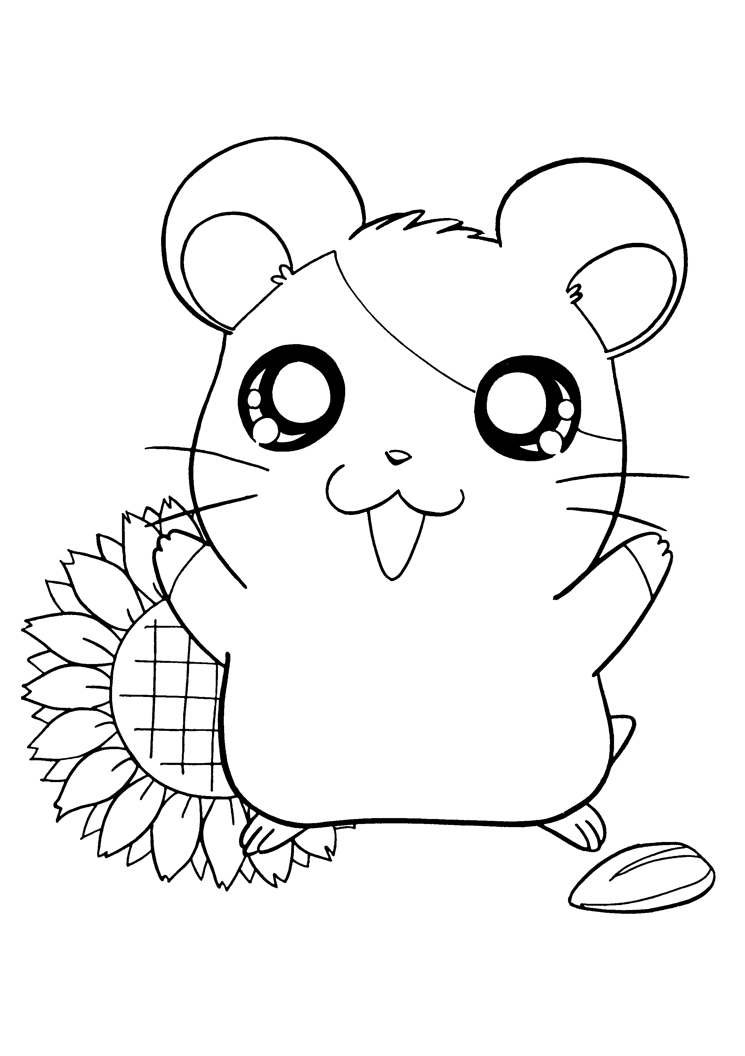 Hamtaro coloring pages