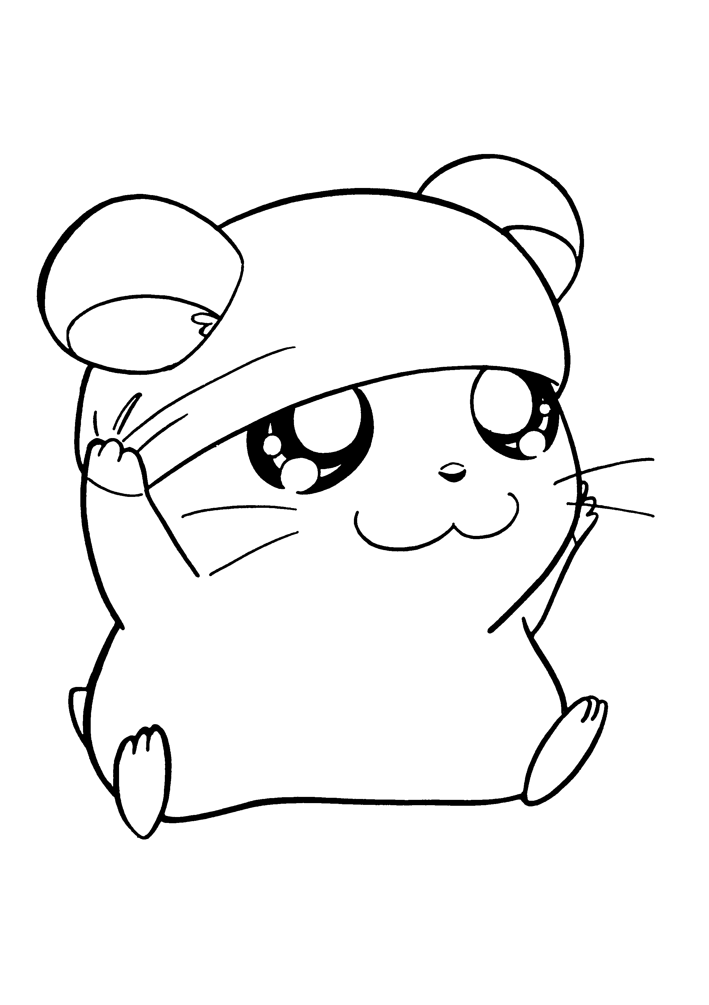 Hamtaro coloring pages