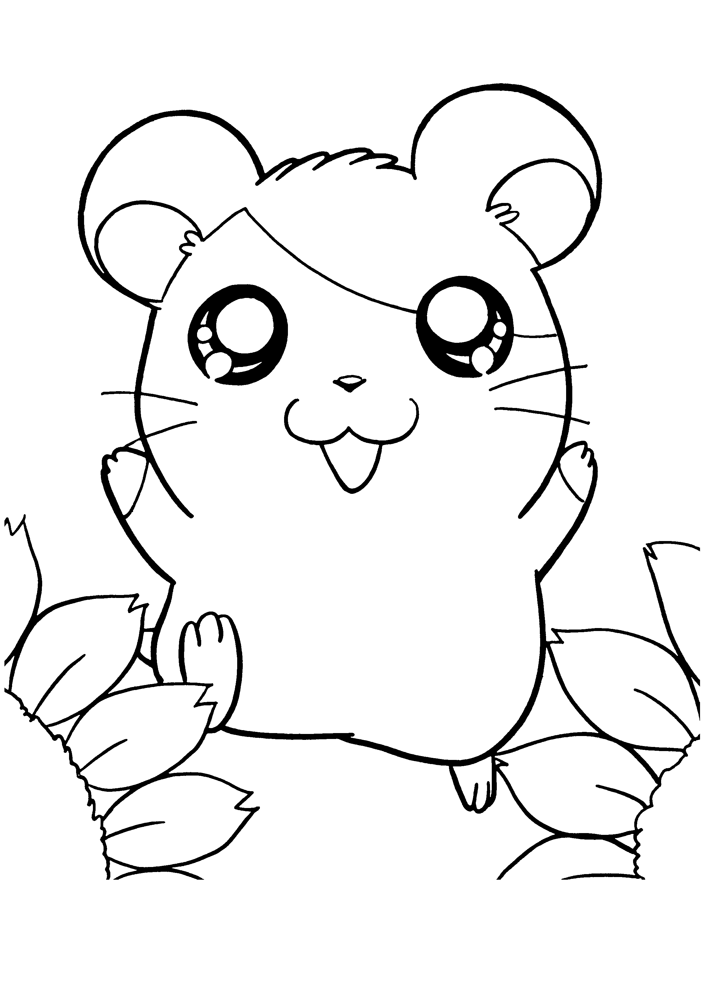 Hamtaro coloring pages