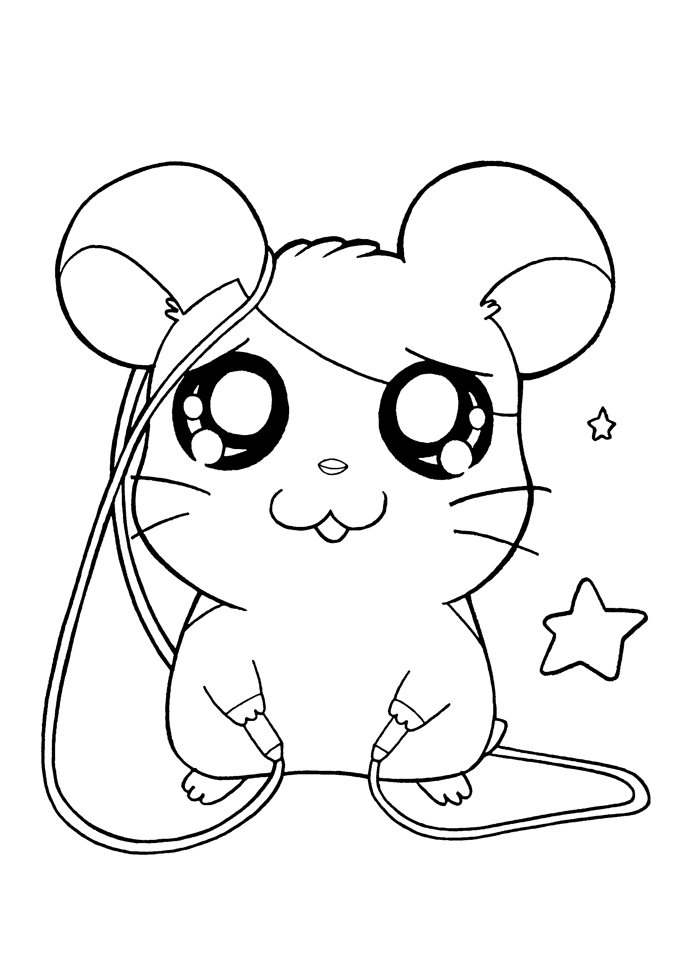 Hamtaro coloring pages