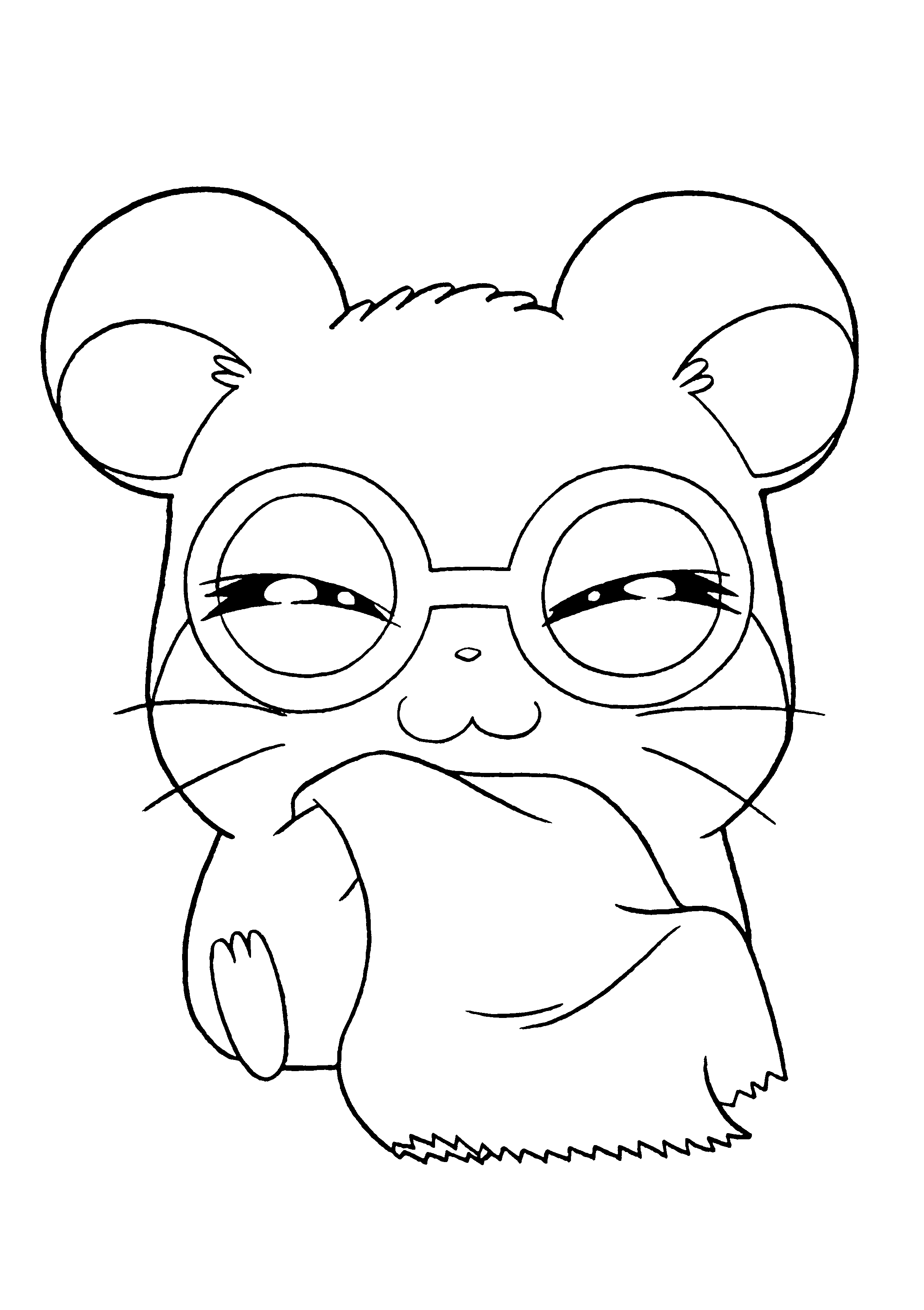 Hamtaro coloring pages