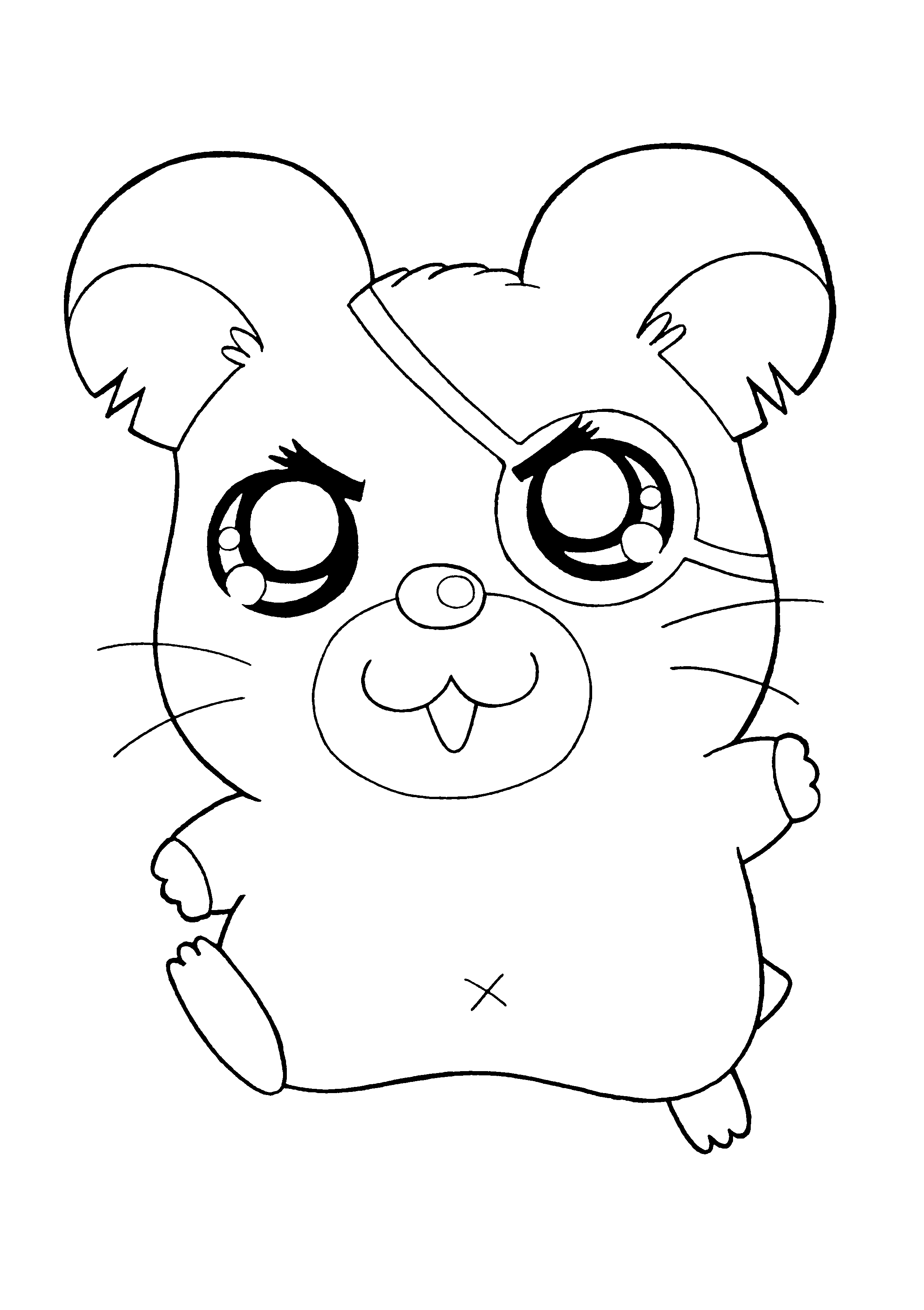 hamtaro coloring pages 141