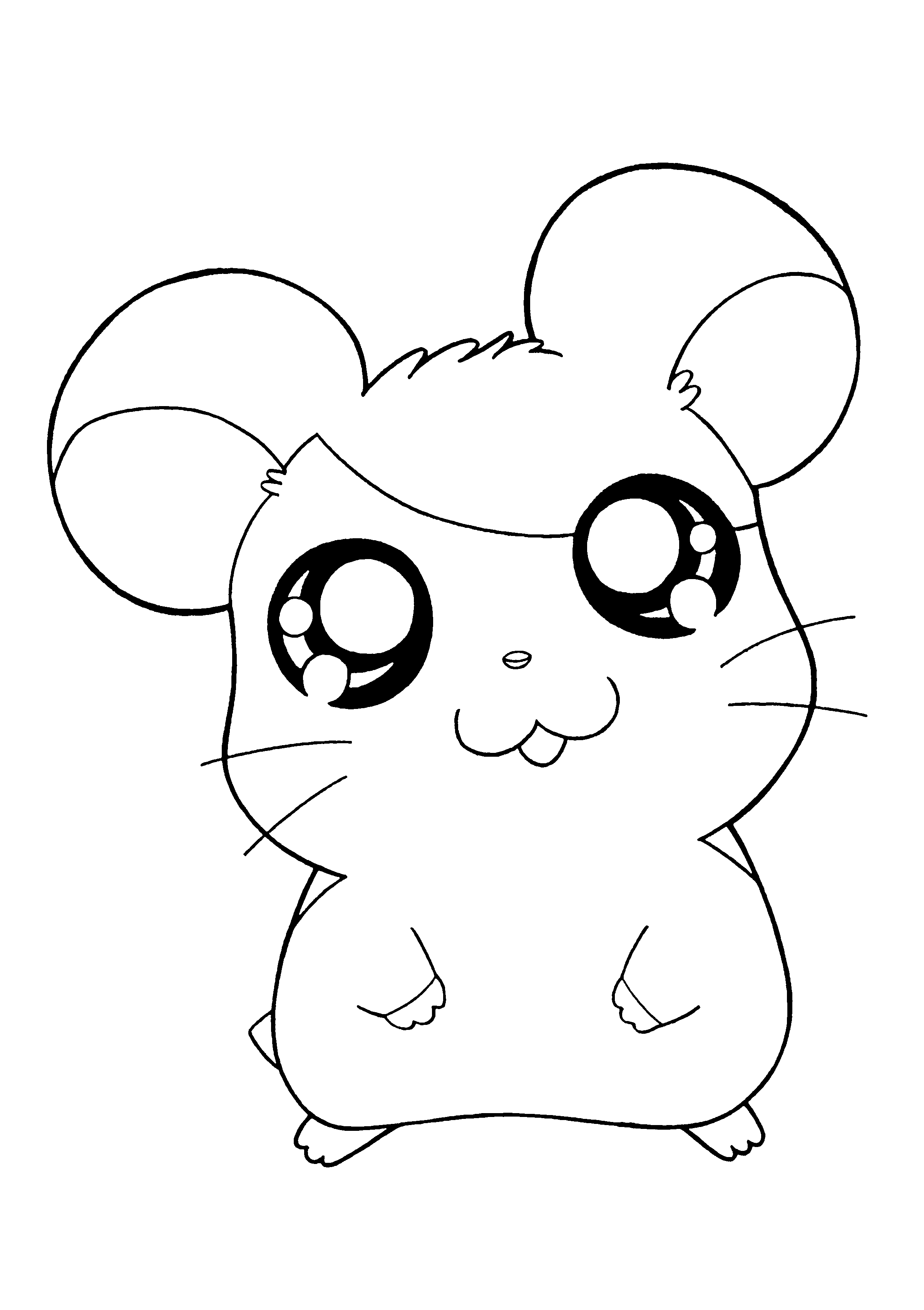 Hamtaro coloring pages