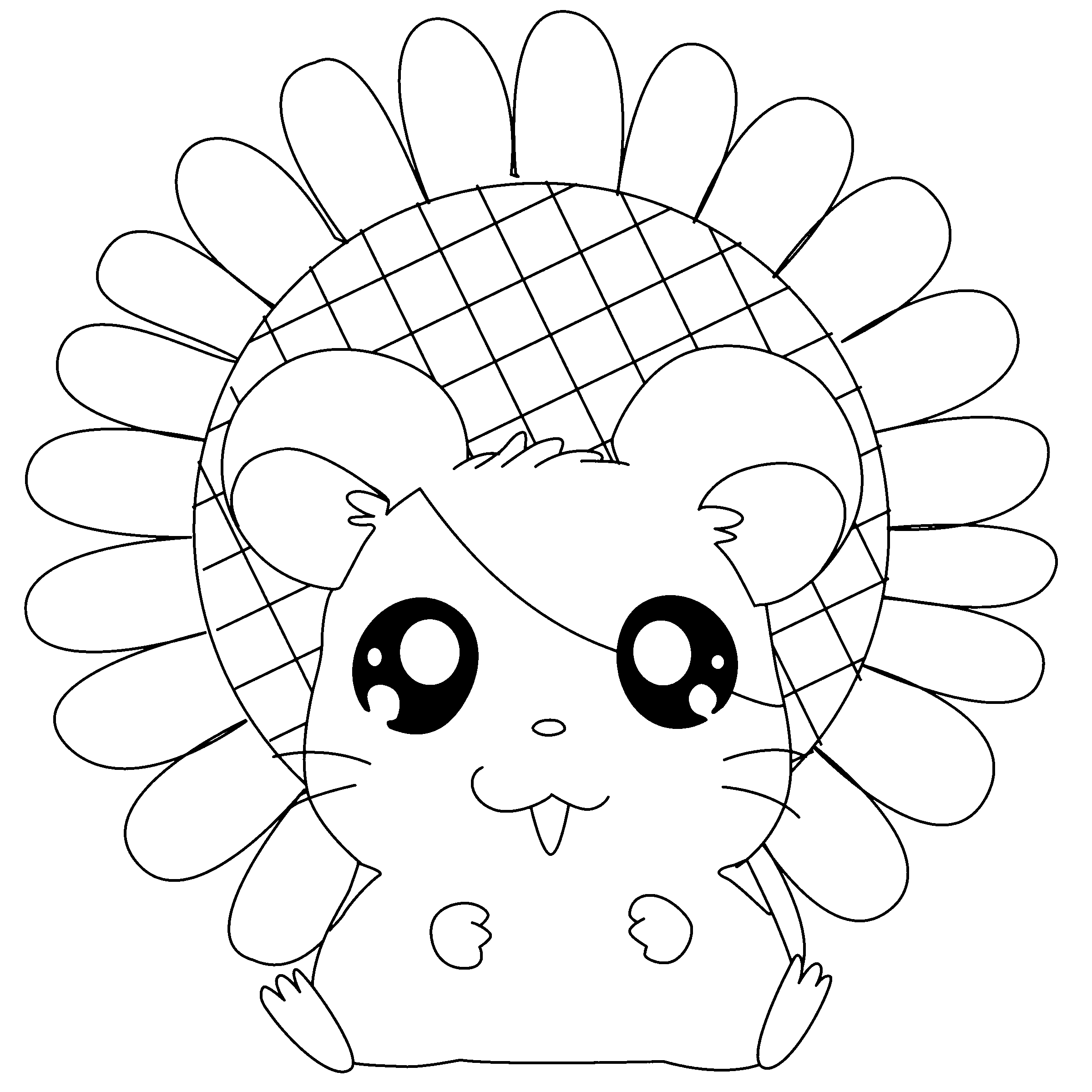 Hamtaro coloring pages