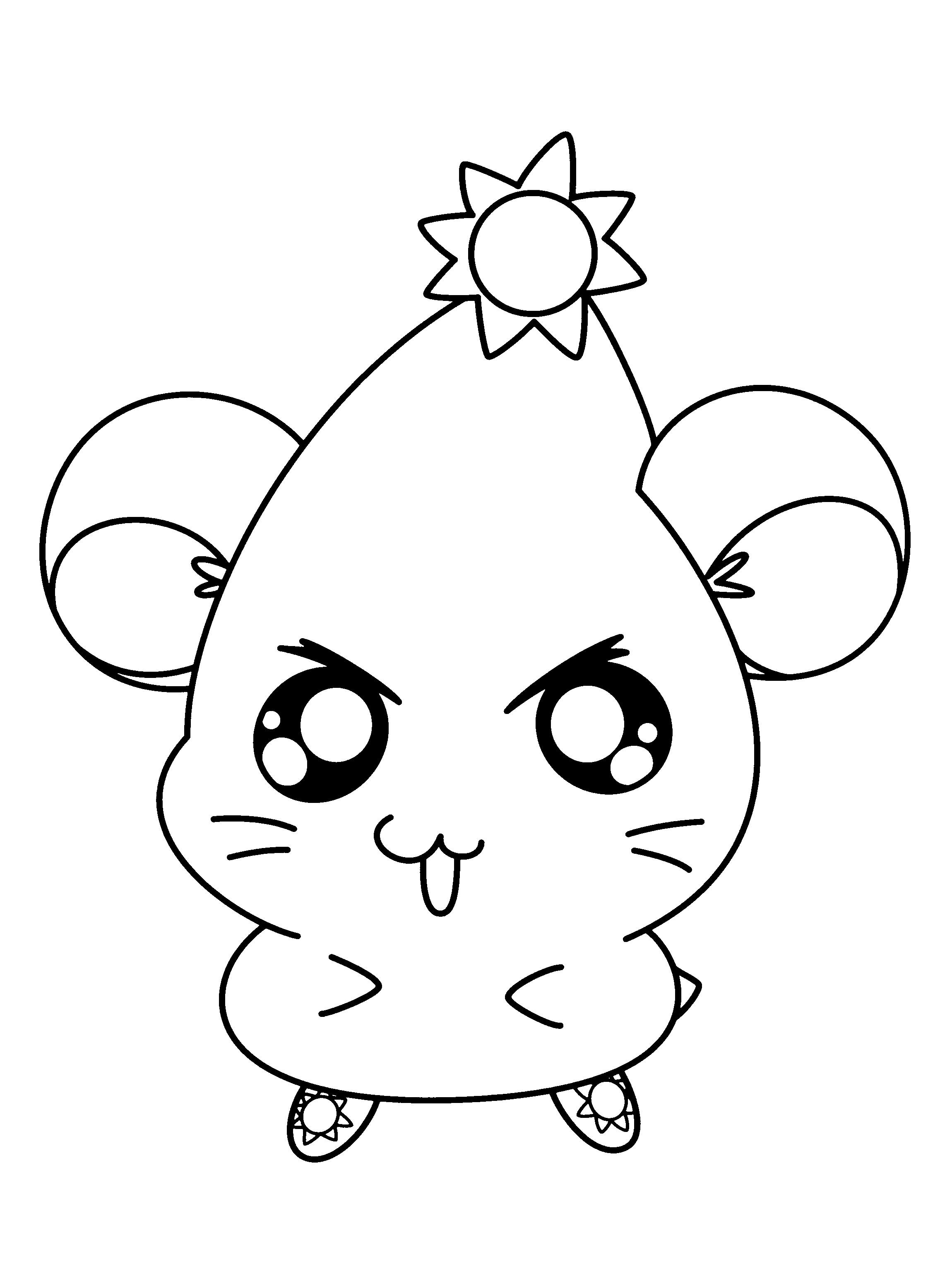 Hamtaro coloring pages