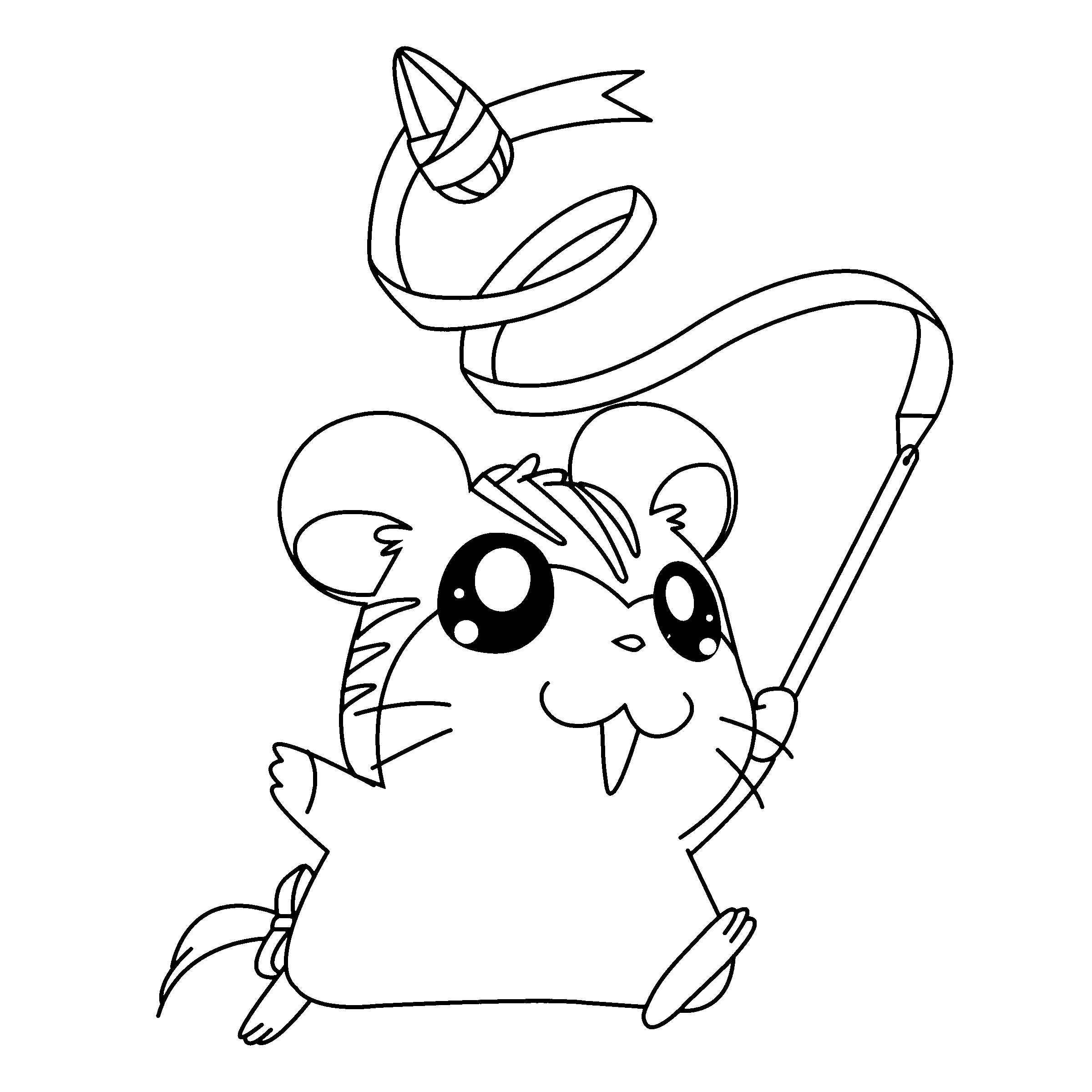 Hamtaro coloring pages