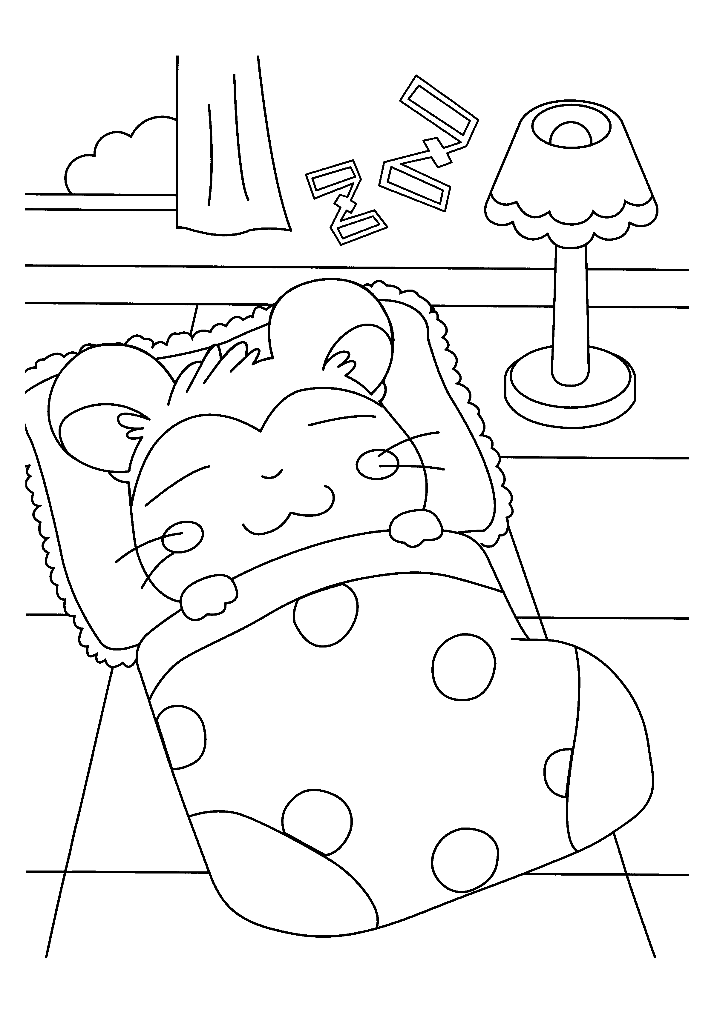 Hamtaro coloring pages