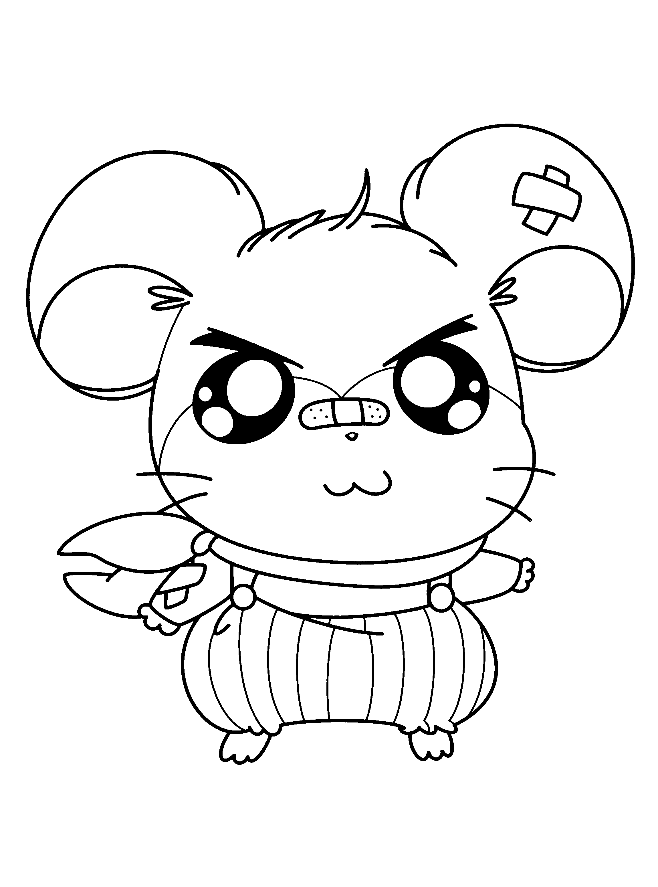 Hamtaro coloring pages