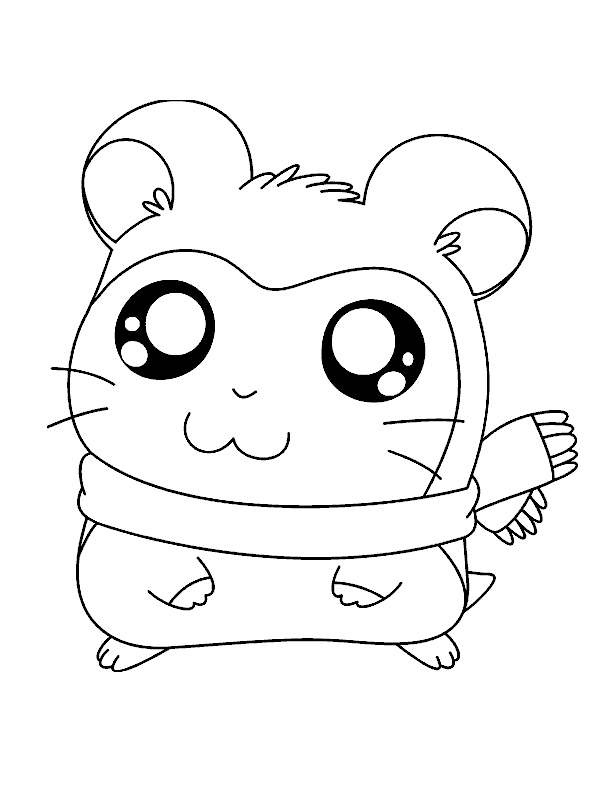 Hamtaro coloring pages