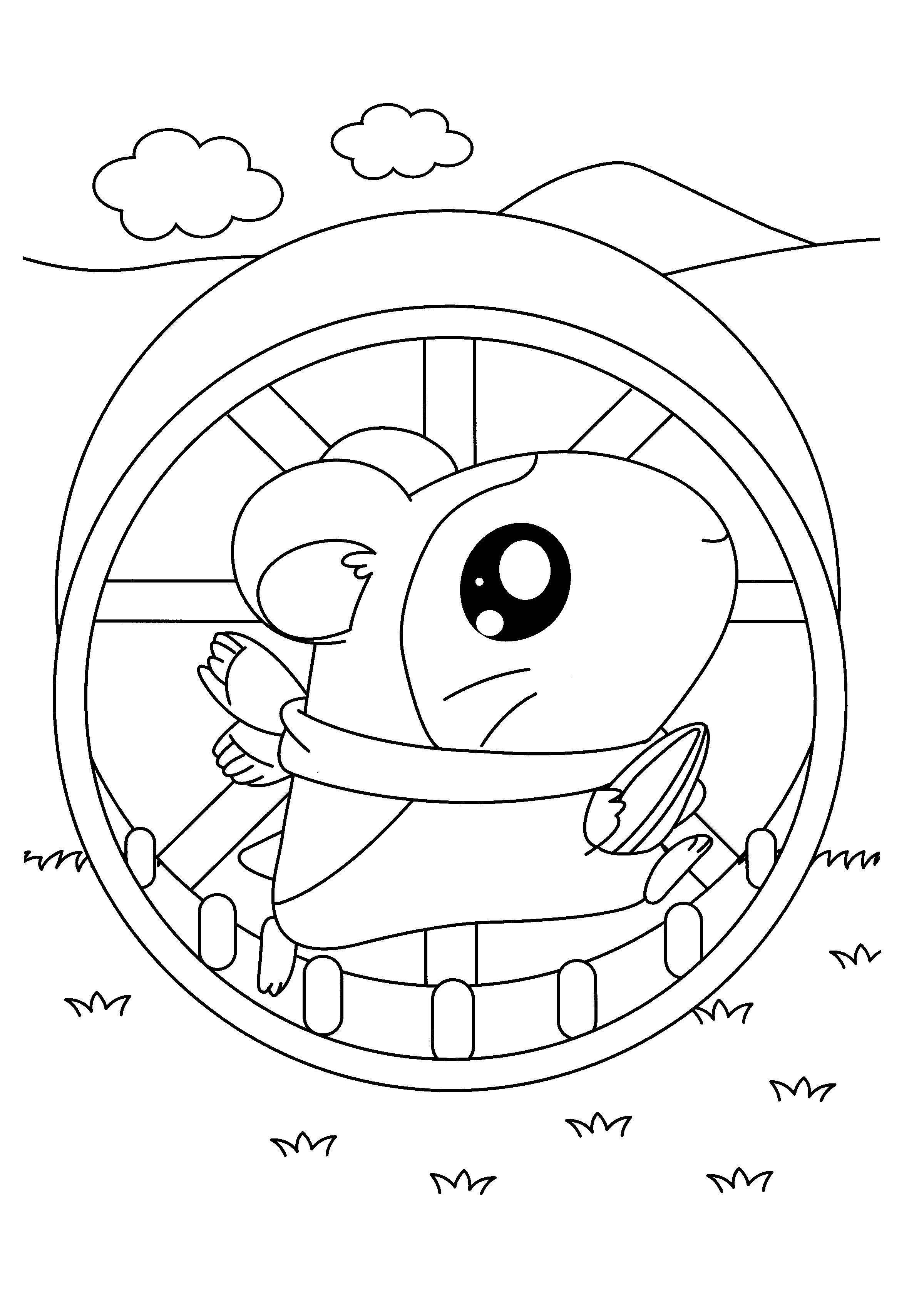 Hamtaro Coloring Pages