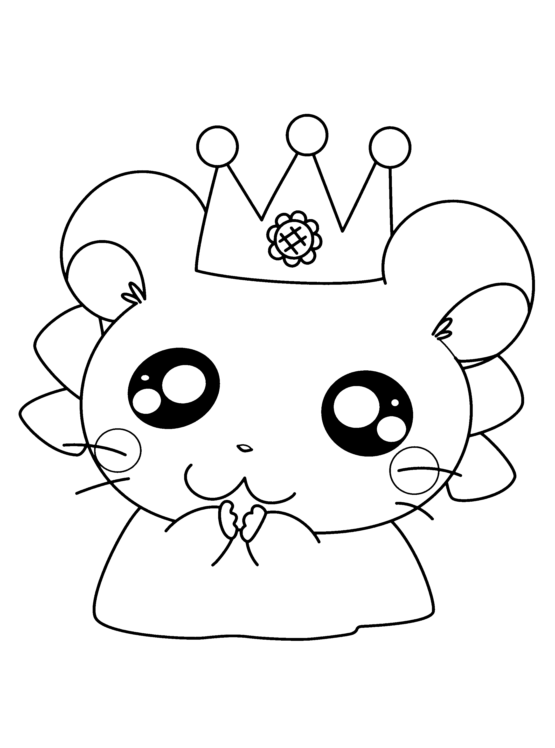 Hamtaro coloring pages