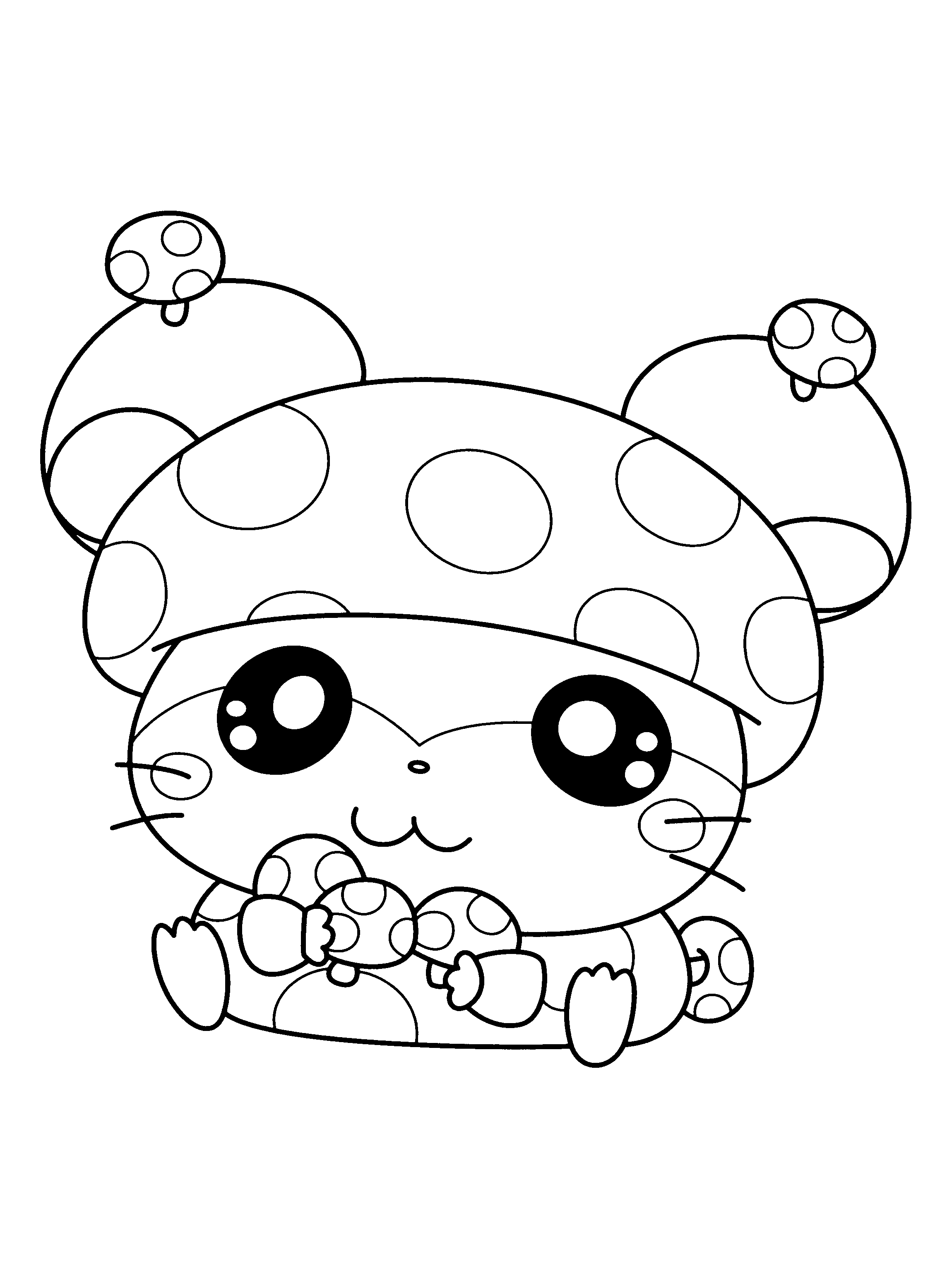 Hamtaro coloring pages