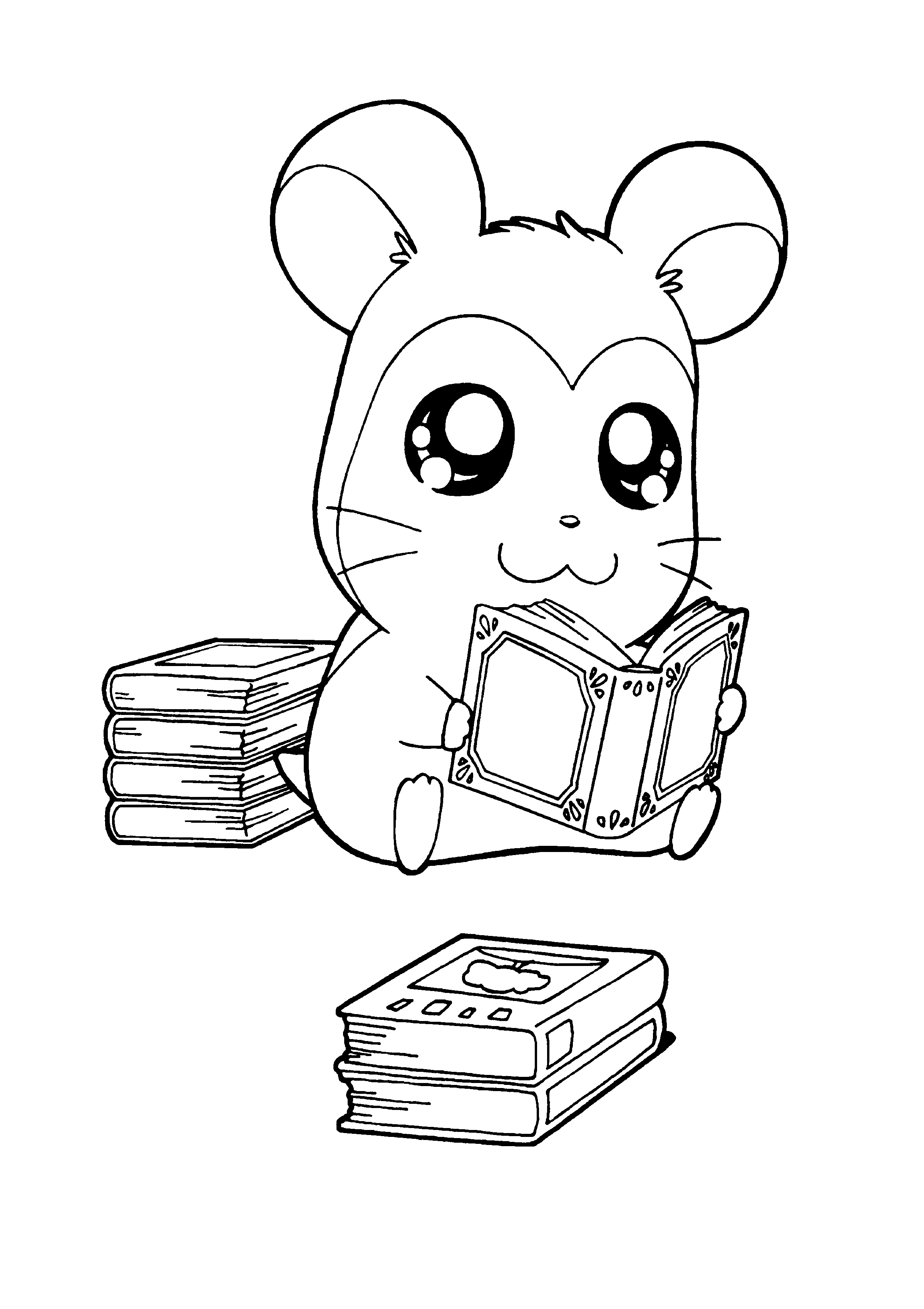 Hamtaro coloring pages