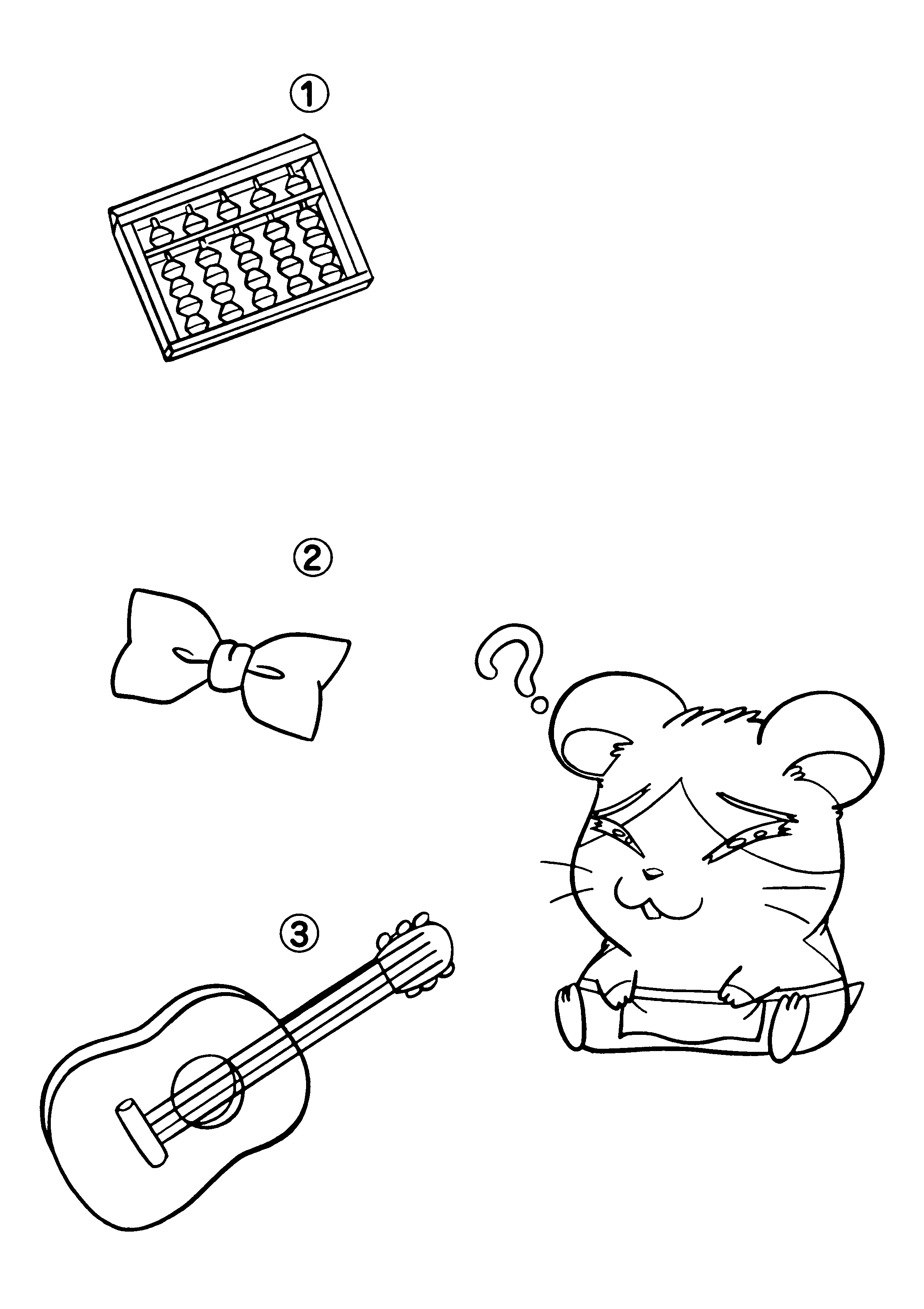 Hamtaro coloring pages