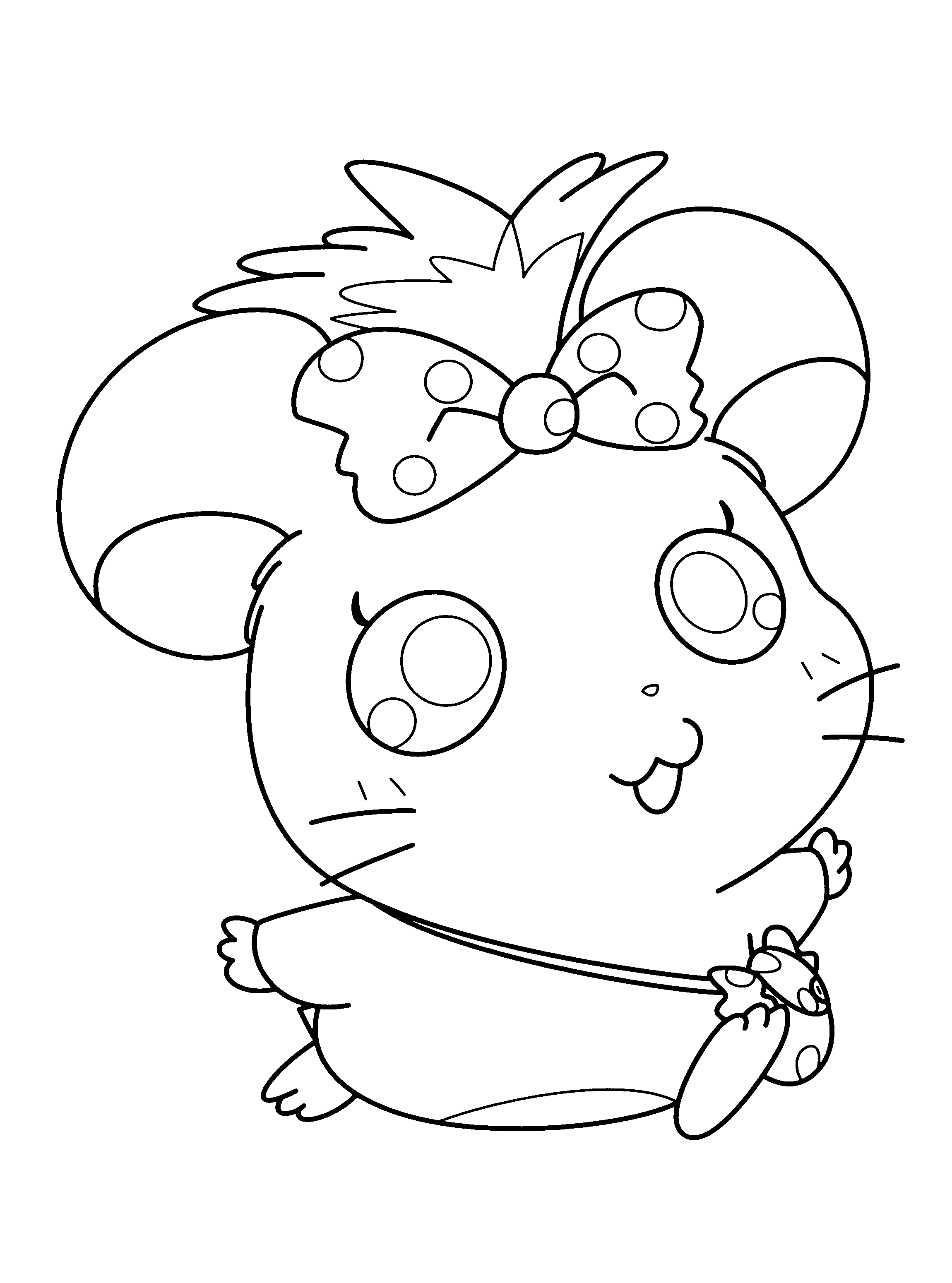 Hamtaro coloring pages