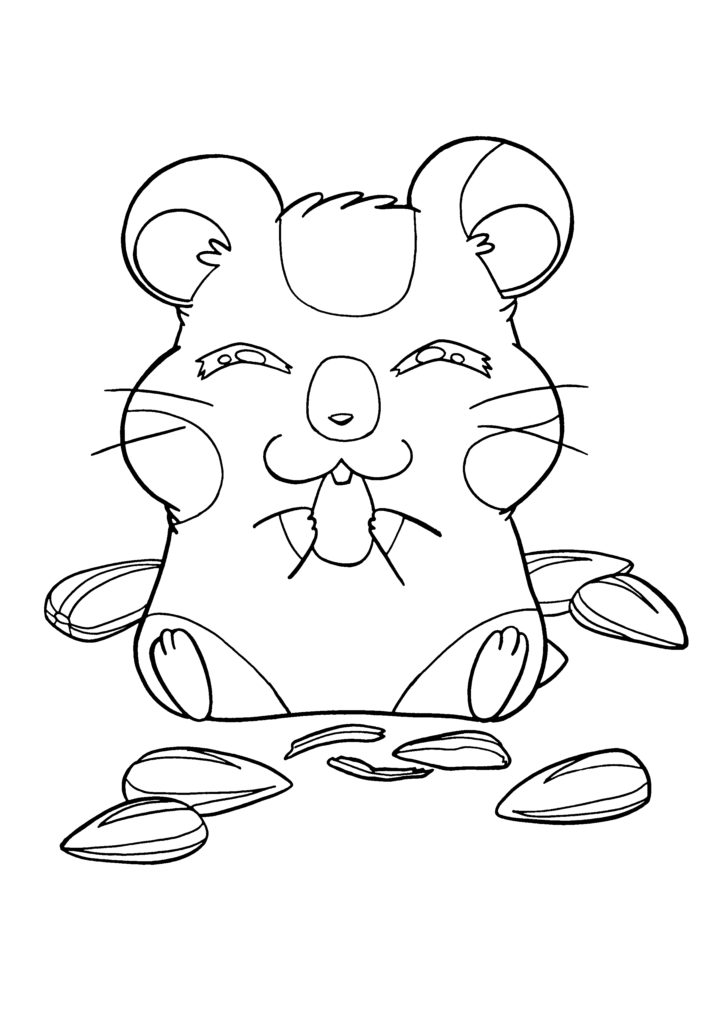 Hamtaro coloring pages