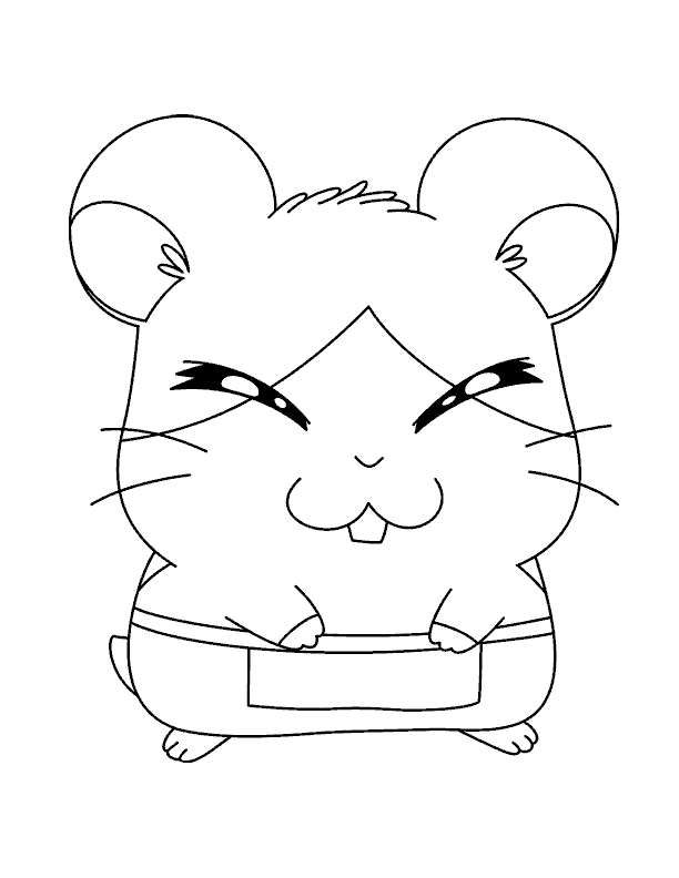 Hamtaro coloring pages