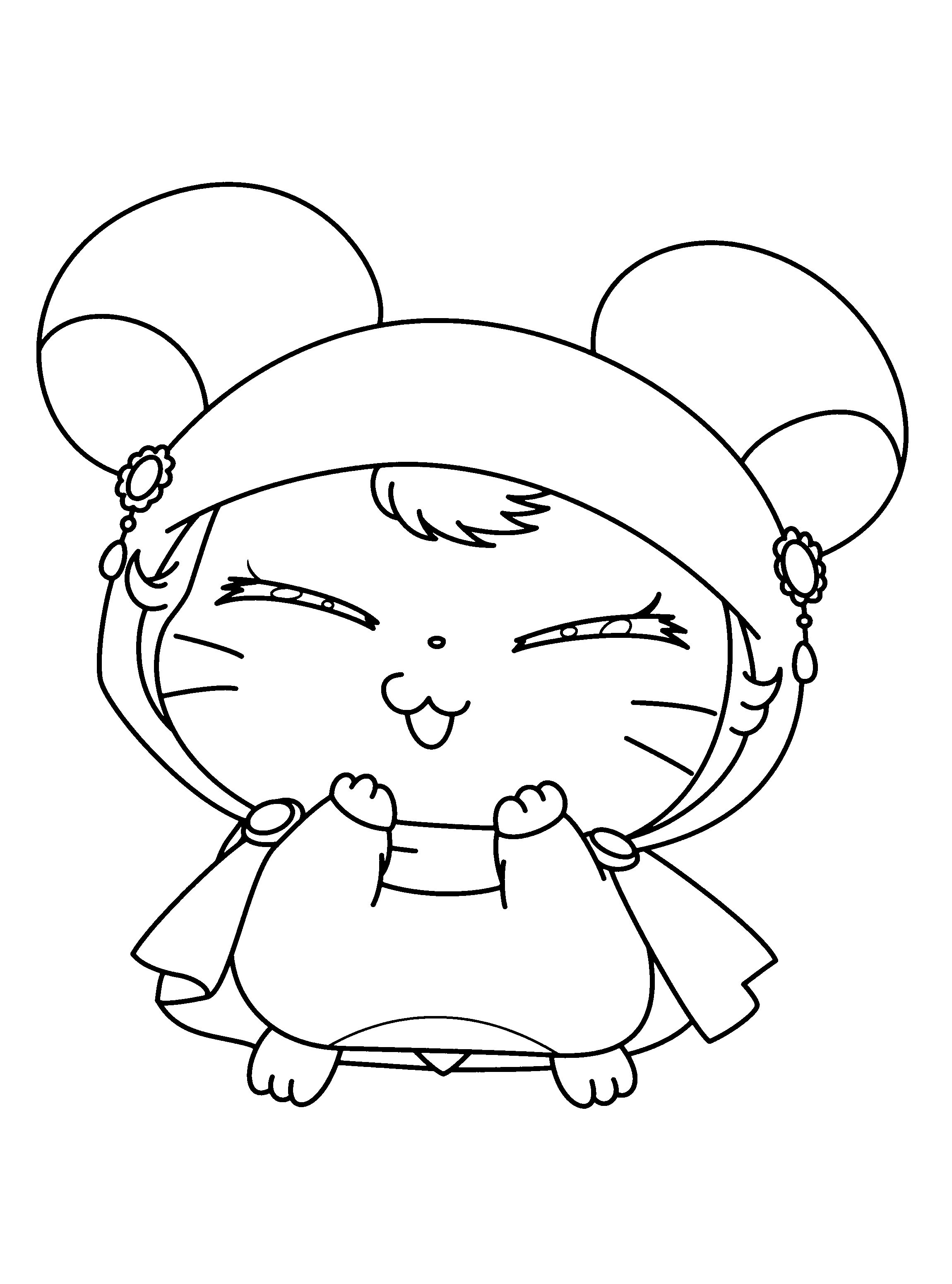 Hamtaro coloring pages