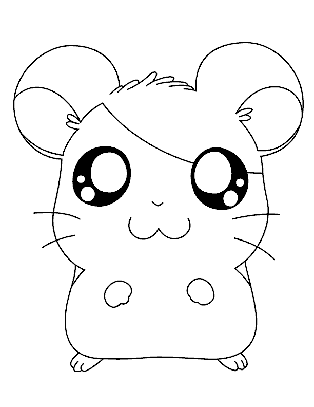 Hamtaro coloring pages