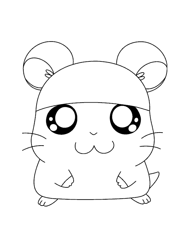 Hamtaro coloring pages