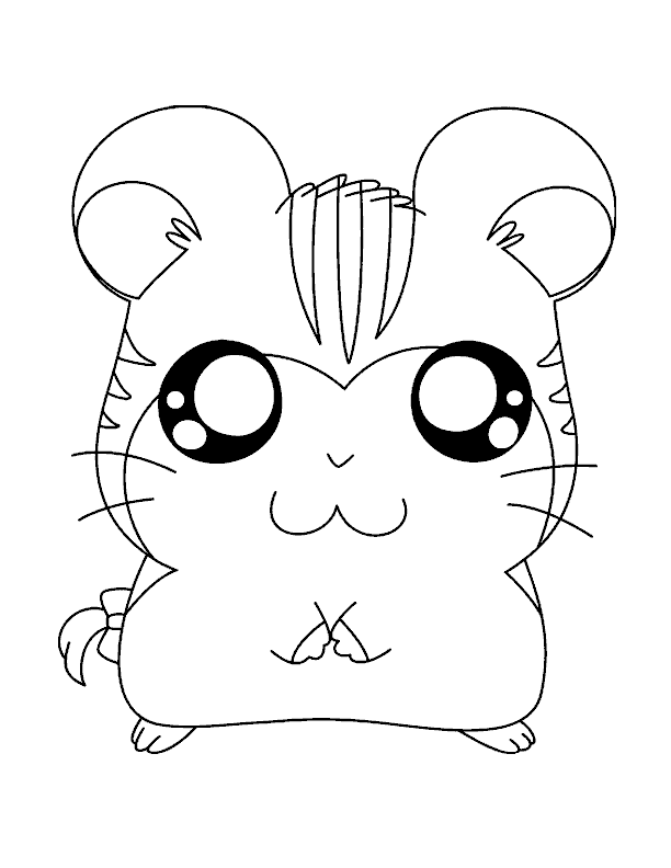 Hamtaro coloring pages