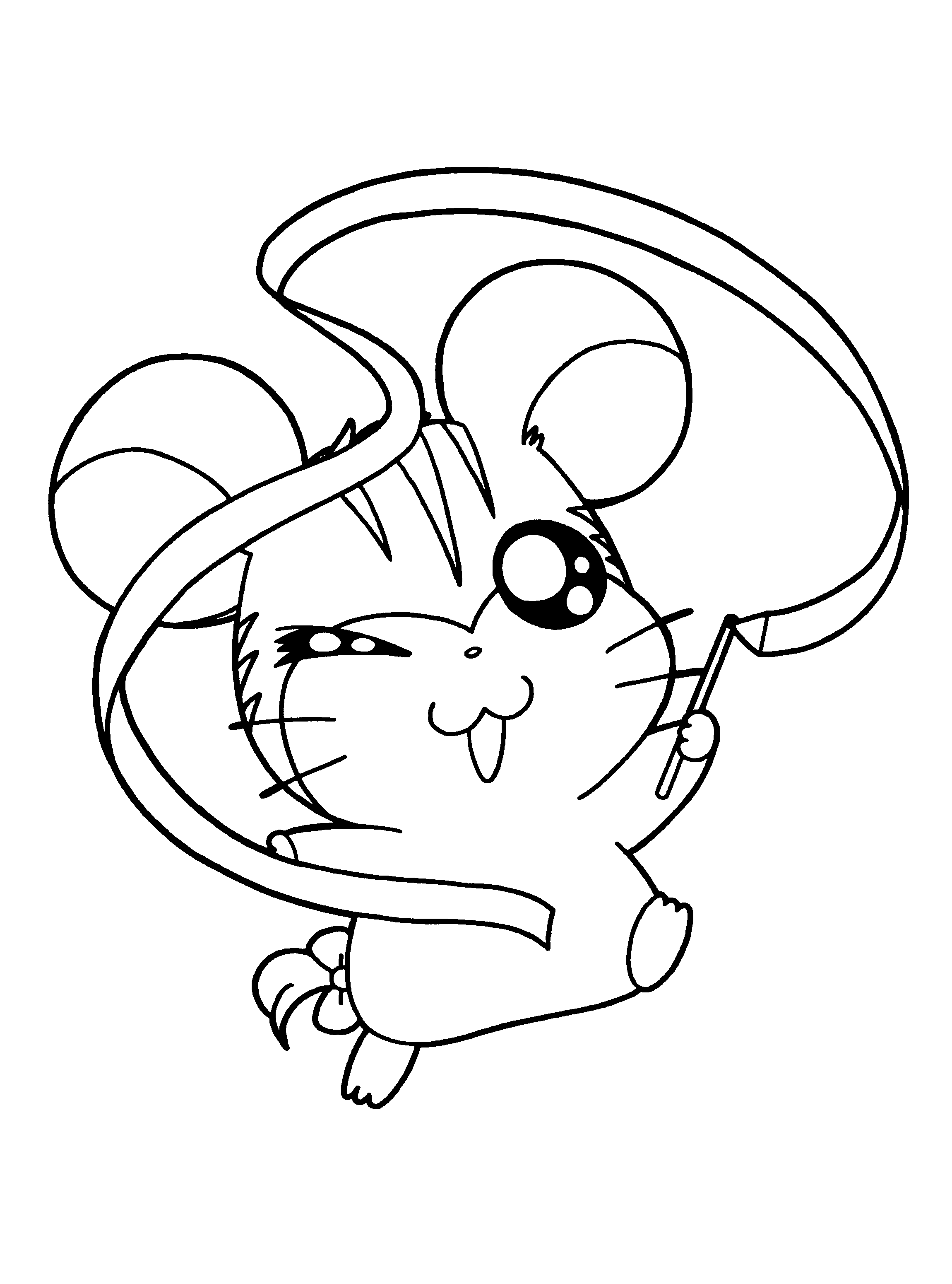 Hamtaro coloring pages